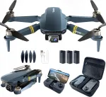 CHUBORY F89 droon 1080P HD kaameraga, 2 akut, 40 m ulatus, WiFi FPV