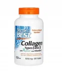 Toidulisand DOCTOR'S BEST Collagen Types I and III, 180 tabletti