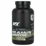 EFX Sports Kre-Alkalyn Hardcore kreatiinikapslid, 120 kapslit