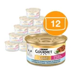 Gourmet Gold konserv kassidele merekalaga kastmes, 12 x 85 g