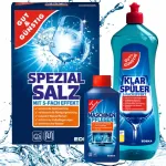 N&otilde;udepesumasina hoolduskomplekt G&G: loputusvahend 1 l, sool 2 kg, puhastusvahend 250 ml, Saksamaa