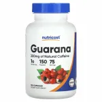 Toidulisand Nutricost Guarana, 500 mg, 150 kapslit