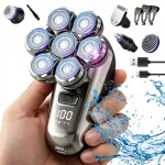 Meeste 7-in-1 raseerimismasin 800mAh, ninakarvade trimmer, h&otilde;bedane, 7 teraga