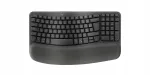 Juhtmevaba ergonoomiline KEYSERGONOMIC KB CENTAL-419 klaviatuur, 2.4GHz/BT, grafiithall/NLB