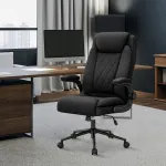Kontoritool Ralex-chair, ergonoomiline, must riie, kuni 200 kg