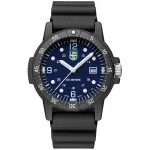 Meeste k&auml;ekell Luminox XS.2003 Sea Bass 2000 must rihm 100 m kuup&auml;evaga