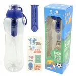 Dafi Soft Filter Bottle 0,7 l sinine pudel 2 filtriga, Tattoos football