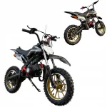 Laste mini motokrossi mootorratas 50cc, suured rattad, kiiruse reguleerimisega, 701 PST, kuldne