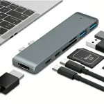 Adapter USB-C USB, Thunderbolt ja HDMI 4K, Type-C s&uuml;learvutitele
