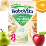 Piimapuder BOBOVITA nelja puuviljaga, alates 8 kuud, 230 g