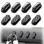 Auto mustad mini liimitavad konksud, 8 tk, terasest