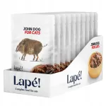 John Dog m&auml;rg kassitoit rebane ja p&otilde;draliha, 10 x 100 g, monoproteiiniline