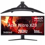 Monitor Acer Nitro XZ340CUR X2 34" UWQHD 200Hz VA kurrutatud HDR HDMI 2.1