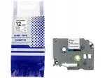 Liimpael Brother TZe-S231, 12 mm x 8 m, must valgel, asendus