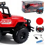 Laste elektriauto Jeep Pilot punane valgustega