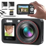 Digitaalne fotokaamera 64MP, 4K video, 18x suum, 64GB kaart