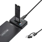 V&auml;line M.2 NVMe/SATA ketaste korpus USB-C, 10 Gb/s, 2230&ndash;2280