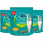Kuiv kassitoit Purina ONE DUAL NATURE kanaga, 3 x 750 g