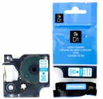Dymo LM 45014 kleebise lint, 12 mm, valge sinise kirjaga, S0720540