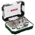 V&otilde;tmeotsikute komplekt BOSCH, 26 tk, koos padruniga
