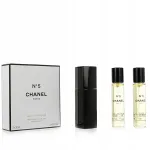 Naiste parf&uuml;&uuml;m CHANEL No5 Twist and Spray EDT, 3 x 20 ml t&auml;idised