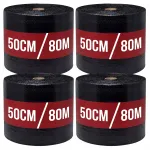 Kaitsev mullikile BUBBLE FILM 50 cm x 80 m, must, rull