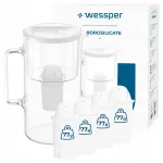 Wessper 3 l valge veefilter 5 Aquaclassic filtriga