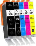 CANON TS705a, TS6350a tindikassetid, PGI-580, CLI-581XL, 5 tk