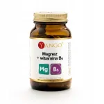 Toidulisand Magneesium + vitamiin B6, 90 kapslit, Yango