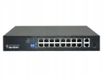 Mittetaldatav l&uuml;liti 18xRJ45, 16 PoE+ porti, 100 Mb/s