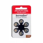 Bernafon 312 kuuldeaparaadi patareid, 6 tk