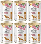 4Vets Natural konserveeritud koeratoit kehakaalu kontrollimiseks, 6 x 400 g