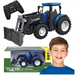Puldiga juhitav sinine traktor Small Farmer