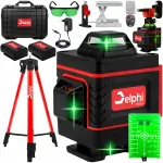 Lasisuum&otilde;&otilde;tja CROSS LASER 16 joont 4D roheline 115 cm statiivi ja 2x aku komplekt