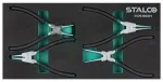 Seeger-r&otilde;ngaste tangide komplekt 4 tk CrV STALCO S026360001