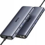 SSK dokijaam, 14 porti, Thunderbolt 4, 3 monitori, 8K, USB-C, 100 W PD
