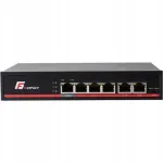 PoE v&otilde;rgul&uuml;liti GETFORT 4+2, Gigabit Ethernet, 65W