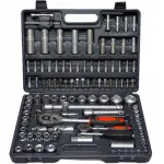 Padrunv&otilde;tmete komplekt 108 osa 1/4" 1/2" koos padrunv&otilde;tmega