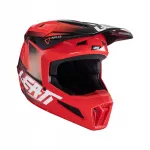 Motokrossi kiiver LEATT MOTO 2.5 V24, punane/must, XXL suurus