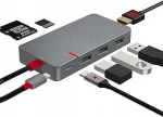 ANYPLUS HT-006-07 USB C jagaja 7-&uuml;hes: HDMI, kaardilugeja, 3 USB 3.0 pesa, 100 W
