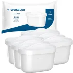 Wessper AQUAMAX PLUS veefiltrid, 6 tk, sobivad AQUAPHOR, BRITA, DAFI kannudele