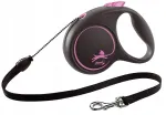 Flexi Black Design roosa automaatne rihm, 5 m, suurus M