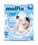 &Uuml;hekordsed m&auml;hkmed Molfix Junior 5, 11-18 kg, 30 tk.