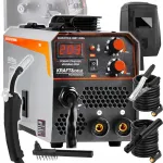 Gaasivaba MIG/MMA/TIG 200A keevitusinverter, t&auml;iskomplekt
