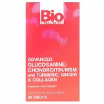 Toidulisand Bio Nutrition Advanced gl&uuml;kosamiini, kondroitiini, MSM, kurkumi ja ingveriga