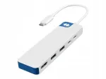 USB-C jagaja Hyper Drive Flex, 5 porti, sinine