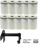 Brother DK-22243 kleepuv teip, 102 mm x 30,48 m, 10 tk