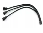 PWM ventilaatorite jagaja, 4 PIN kuni 3 x 3/4 PIN