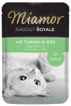 MIAMOR RAGOUT ROYALE m&auml;rg kassitoit kalkuni ja hirvelihaga kastmes, 100 g