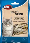 TRIXIE kuivatatud an&scaron;oovised kassidele, 50 g